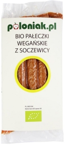 Parówki, pałeczki wegańskie z soczewicy BIO 230g Poloniak