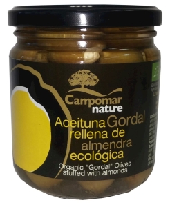 9243OLIWKI ZIELONE GORDAL Z MIGDAŁAMI BIO 350 g - CAMPOMAR NATURE-1