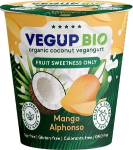 PRODUKT KOKOSOWY MANGO BEZGLUTENOWY BIO 140 g - VEGUP BIO
