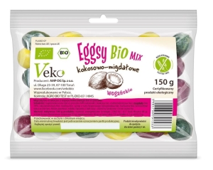 7367EGGSY KOKOSOWO - MIGDAŁOWE KOLOROWE BEZGLUTENOWE BIO 150 g - VEKO-1