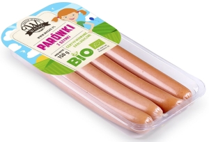 7540PARÓWKI Z SZYNKI BIO 150 g - WASĄG-1