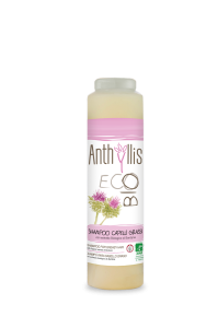 7571SZAMPON Z EKSTRAKTEM Z ŁOPIANU DO WŁOSÓW PRZETŁUSZCZAJĄCYCH SIĘ I Z ŁUPIEŻEM ECO 250 ml - ANTHYLLIS-1