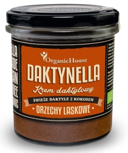 7584KREM KOKOSOWO-DAKTYLOWY ORZECHY LASKOWE BEZGLUTENOWY BIO 280 g - ORGANIC HOUSE (DAKTYNELLA)-1