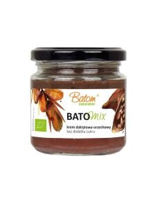 7628KREM DAKTYLOWO - KAKAOWY Z ORZECHAMI LASKOWYMI BIO 200 g - BATOM-1
