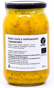 8461CURRY OSTRE Z KASZTANAMI I MANGO BIO 900 ml - ZAKWASOWNIA-1