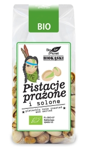 628PISTACJE PRAŻONE I SOLONE BIO 100 g - BIO PLANET-1