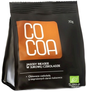 1666JAGODY INKASKIE W SUROWEJ CZEKOLADZIE BIO 70 g - COCOA-1