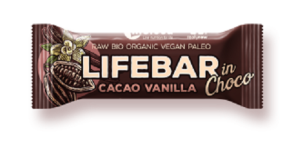 8600BATON Z KAKAO I WANILIĄ W POLEWIE CZEKOLADOWEJ RAW BEZGLUTENOWY BIO 40 g - LIFEFOOD-1