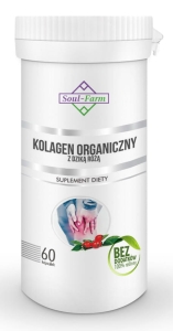 8627KOLAGEN MORSKI Z DZIKĄ RÓŻĄ 400 mg 60 KAPSUŁEK - SOUL FARM-1