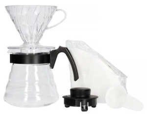 8654ZESTAW DO PARZENIA KAWY V60 (DRIPPER + SERWER + FILTRY) - HARIO-1