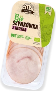 10271SZYNKÓWKA Z INDYKA PLASTRY BEZGLUTENOWA BIO 130 g - WASĄG-1