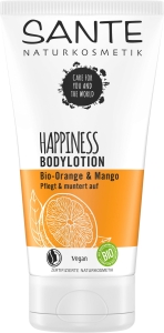 10379BALSAM DO CIAŁA HAPPINESS POMARAŃCZA I MANGO ECO 150 ml - SANTE-1