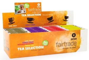 10589HERBATKI MIX (EARL GREY, OWOCE LEŚNE, ROOIBOS, ZIELONA HERBATA) FAIR TRADE BIO (4 x 25 x 1,8 g) - OXFAM-1