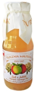 10638SOK JABŁKOWY Z KWIATEM CZARNEGO BZU NFC BIO 300 ml - TŁOCZNIA MAURERA-1