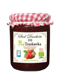 10665TRUSKAWKA 80% Z CUKREM TRZCINOWYM BIO 270 g - SAD DANKÓW-1