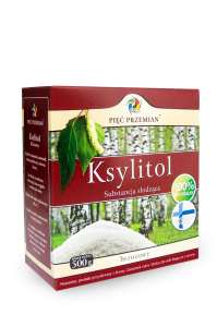 10850KSYLITOL (PUDEŁKO PAPIEROWE) 500 g - PIĘĆ PRZEMIAN-1