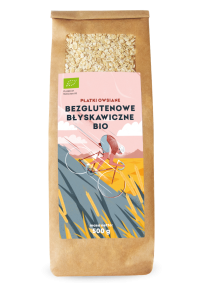 10861PŁATKI OWSIANE BŁYSKAWICZNE BEZGLUTENOWE BIO 500 g - PIĘĆ PRZEMIAN-1