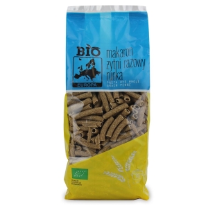 10877MAKARON (ŻYTNI RAZOWY) RURKA BIO 400 g - BIO EUROPA-1