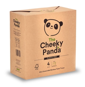 11152PAPIER TOALETOWY BAMBUSOWY TRZYWARSTWOWY 4 ROLKI W PAPIERZE - CHEEKY PANDA-1