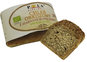 11530CHLEB ORKISZOWY Z ZIARNAMI SŁONECZNIKA BIO 350 g - POLA-1