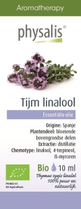 11544OLEJEK ETERYCZNY TYMIANEK THYMUS ZYGIS LINALOL (TIJM LINALOOL) BIO 10 ml - PHYSALIS-1