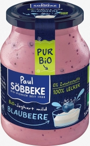 11595JOGURT KREMOWY JAGODOWY (3,8% TŁUSZCZU W MLEKU) BIO 500 g (SŁOIK) - SOBBEKE-1
