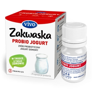 11626ŻYWE KULTURY BAKTERII DO JOGURTU PROBIO 2 g (2 FIOLKI) - VIVO-1
