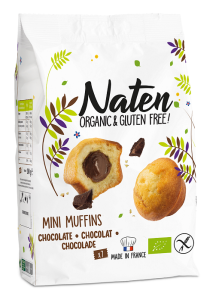 11631MINI MUFFINKI Z NADZIENIEM CZEKOLADOWYM BEZGLUTENOWE BIO 200 g - NATEN-1