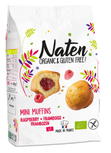 11632MINI MUFFINKI Z NADZIENIEM MALINOWYM BEZGLUTENOWE BIO 200 g - NATEN-1