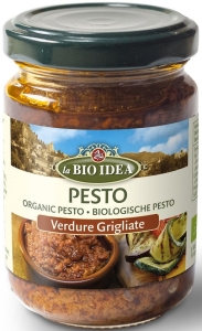 11705PESTO Z GRILLOWANYMI  WARZYWAMI BIO 140 g - LA BIO IDEA-1