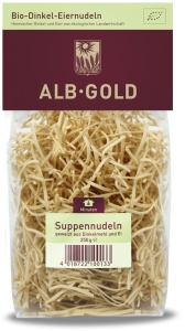 11764MAKARON (ORKISZOWY JAJECZNY) NITKA BIO 250 g - ALB GOLD-1