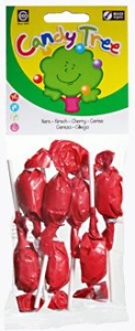 11903LIZAKI OKRĄGŁE O SMAKU WIŚNIOWYM BEZGLUTENOWE BIO (7 x 10 g) - CANDY TREE-1