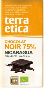 12334CZEKOLADA GORZKA 75% NIKARAGUA FAIR TRADE BIO 100 g - TERRA ETICA-1