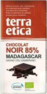 12335CZEKOLADA GORZKA 85% MADAGASKAR FAIR TRADE BIO 100 g - TERRA ETICA-1