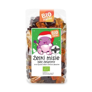12641ŻELKI (MISIE) BEZ ŻELATYNY BEZGLUTENOWE BIO 500 g - BIOMINKI (EDYCJA ŚWIĄTECZNA)-1