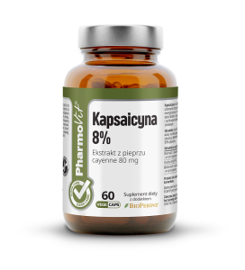 12671KAPSAICYNA 8% 60 KAPSUŁEK 19,2 g - PHARMOVIT (CLEAN LABEL)-1