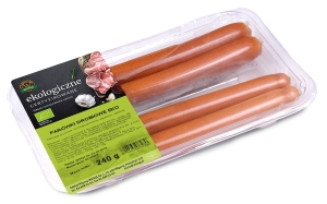 2091PARÓWKI DROBIOWE BIO 240 g (4 sztuki) - WASĄG-1
