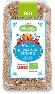 12831KASZA GRYCZANA PALONA BIO 500 g - BIO RAJ-1