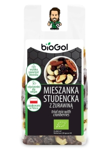 12871MIESZANKA STUDENCKA Z ŻURAWINĄ BIO 150 g - BIOGOL-1