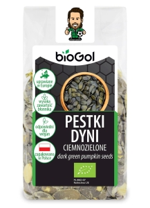 12881PESTKI DYNI CIEMNOZIELONE (UPRAWIANE W EUROPIE) BIO 150 g - BIOGOL-1