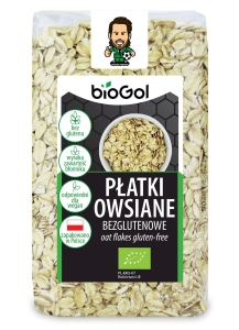 12883PŁATKI OWSIANE BEZGLUTENOWE BIO 300 g - BIOGOL-1