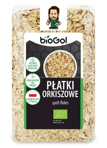 12891PŁATKI ORKISZOWE BIO 300 g - BIOGOL-1