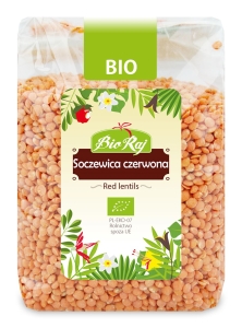 12896SOCZEWICA CZERWONA BIO 400 g - BIO RAJ-1