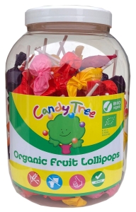 13454LIZAKI OKRĄGŁE MIX BEZGLUTENOWE BIO 84 x 10 g (SŁOIK) - CANDY TREE-1