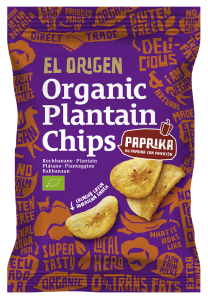 13470CHIPSY Z PLANTANA PAPRYKOWE BEZGLUTENOWE BIO 80 g - EL ORIGEN-1