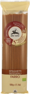 549MAKARON (ORKISZOWY RAZOWY) SPAGHETTI BIO 500 g - ALCE NERO-1