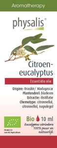 13931OLEJEK ETERYCZNY EUKALIPTUS CYTRYNOWY (CITROEN EUCALYPTUS) BIO 10 ml - PHYSALIS-1