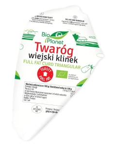 14045TWARÓG WIEJSKI KLINEK TŁUSTY BIO (około 0,25kg) - BIO PLANET-1