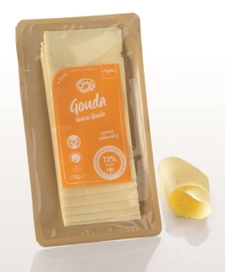 3034SER GOUDA PLASTRY BIO (48 % TŁUSZCZU W SUCHEJ MASIE) 150 g - OMA-1