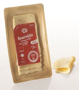 11531SER ŻÓŁTY Z CHILI PLASTRY BIO (50 % TŁUSZCZU W SUCHEJ MASIE) 150 g - OMA-1